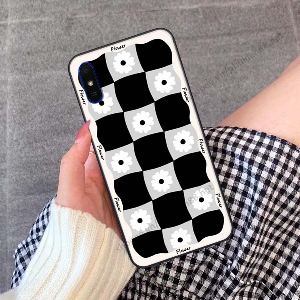 Ốp lưng Xiaomi Redmi 7A / 8A / 9A ốp điện thoại LineBear, bé tóc xù, hoa siêu đẹp