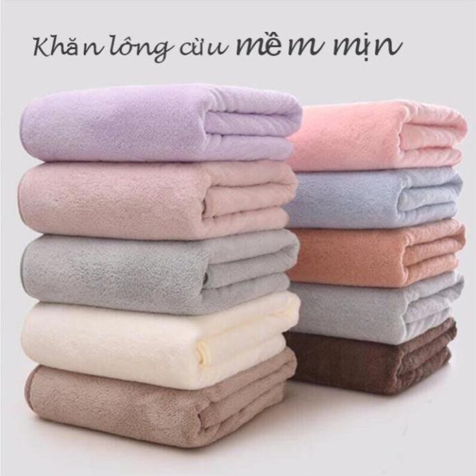 Khăn Tắm Lông Cừu Xuất Hàn Size Lớn 70x140cm - 00257