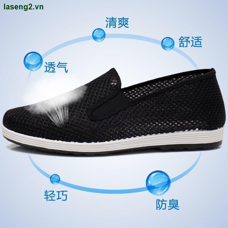 Giày lưới thoáng khí đế mềm thời trang mùa hè cho nam