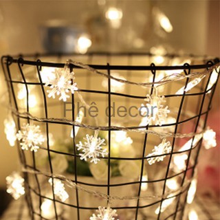 Đèn hoa tuyết noel
