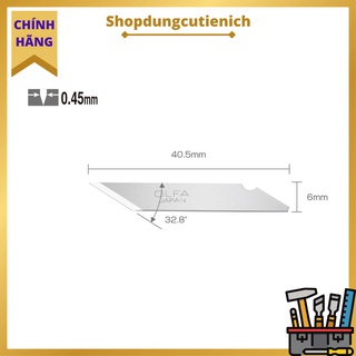 Lưỡi dao olfa kb 11mm lưỡi dao thủ công thay thế cho ak-1 và ak-4