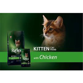 Hạt thức ăn khô Reflex Plus Kitten vị gà cao cấp với công thức cân bằng và hoàn chỉnh dành cho mèo con