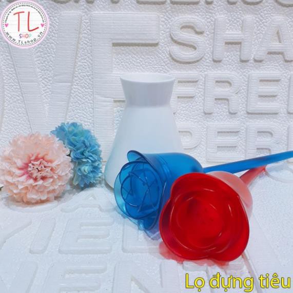 BỘ DỤNG CỤ ĐỰNG TIÊU HÌNH HOA HỒNG