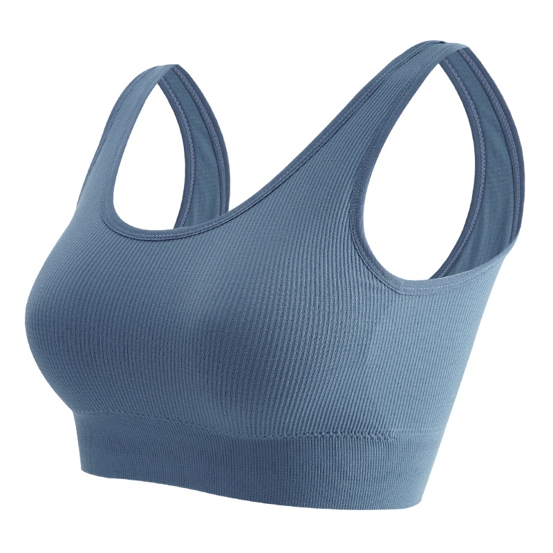 Áo Ngực Thể Thao Không Gọng Không Đường May Có Đệm Lót Lưng Chữ V Gợi Cảm Cho Nữ