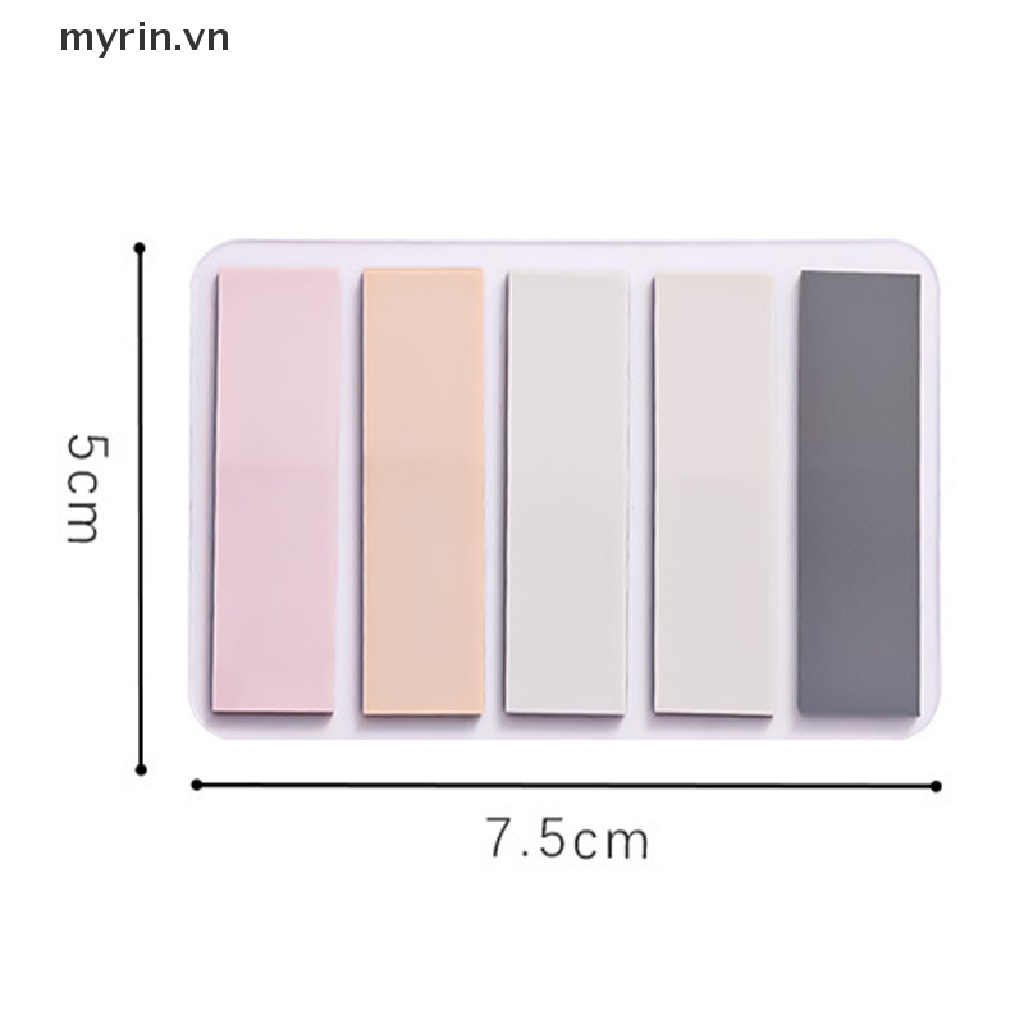 Set 100 Tấm Giấy Ghi Chú Đánh Dấu Trang Sách Nhiều Màu Sắc