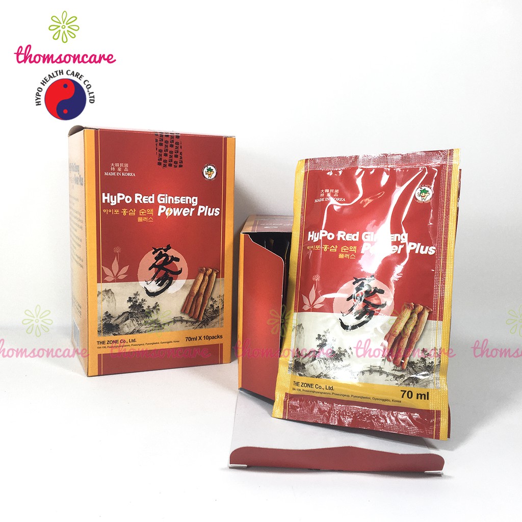 Nước hồng sâm Hàn Quốc Hộp sang trọng, làm quà biếu - 30 gói uống trực tiếp