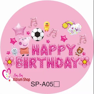 | miễn phí| 30 bóng khi mua set heo peppa cho bé gái