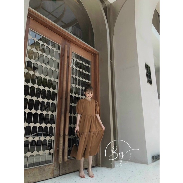 💧ĐẦM BABYDOLL IN HÌNH DỄ THƯƠNG