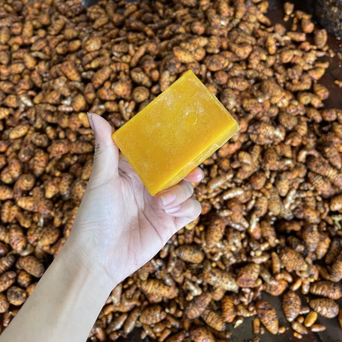 Xà Bông Nghệ Mật Ong, Mướp Đắng, Trầu Không, Hoa Hồng | Xà Bông Thảo Dược Trắng Da Khử Thâm