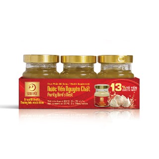 Nước Yến Nguyên Chất Song Yến - Set 3 lọ