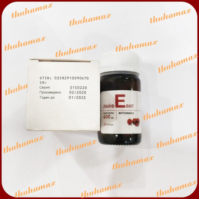Vitamin E đỏ Nga hàm lượng cao lọ 30 viên | Thế Giới Skin Care