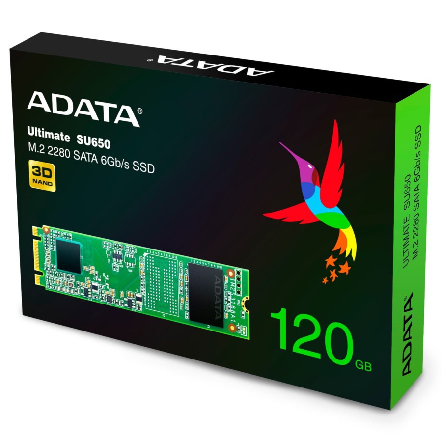 Ổ Cứng Adata Ultimate Su650 Ssd M.2 Sata 120gb