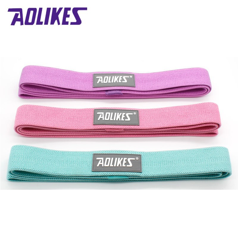 Bộ 3 dây kháng lực Aolikes 3609 bán sỉ chống xoắn tặng kèm túi đựng chuyên dụng, chuyên gym chính hãng