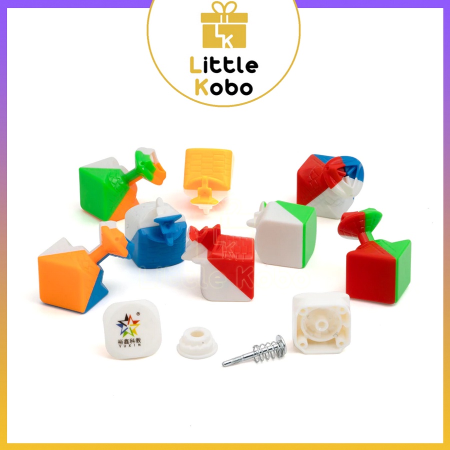 Rubik 3x3 Little Yuxin Magic V2 M 2021 Magnetic Rubic Nam Châm Đồ Chơi Trí Tuệ Trẻ Em Phát Triển Tư Duy - Little Kobo