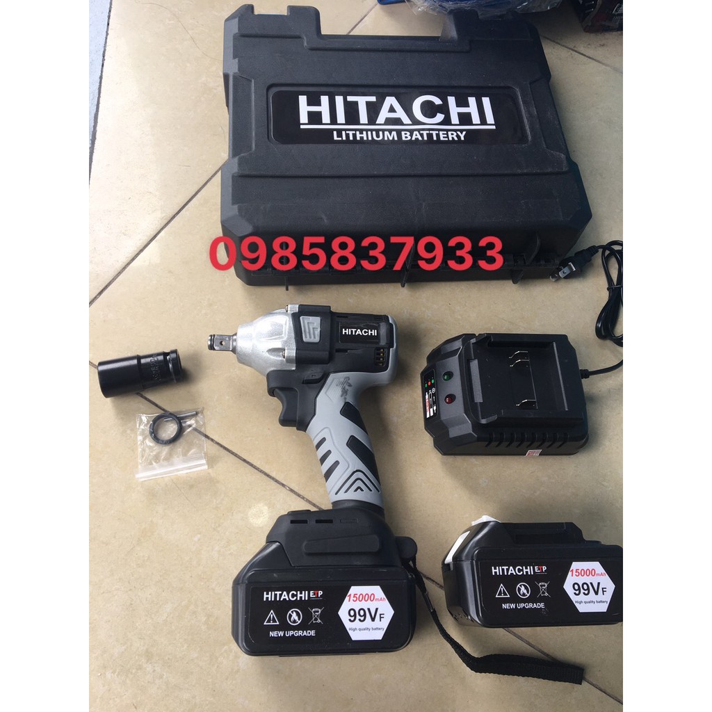Súng vặn bulong Hitachi dùng pin 99V