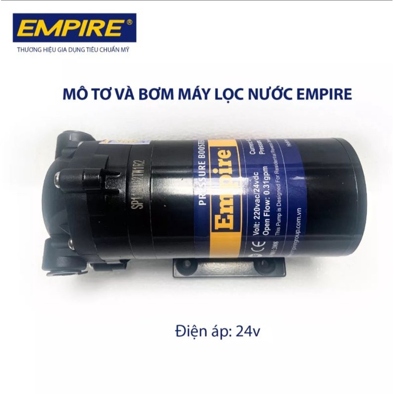 Mô tơ và bơm máy lọc nước RO Empire 24v phù hợp với các dòng máy