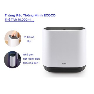 THÙNG ĐỰNG RÁC ECOCO CAO CẤP 10 LÍT NGĂN MÙI HÔI, THIẾT kẾ NHỎ GỌN, SANG TRỌNG