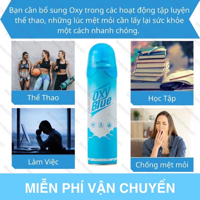 [HÀ NỘI] Bình Oxy Mini Cầm tay cung cấp Oxy tinh khiết 99%