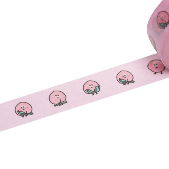 Băng Keo Dán Trang Trí ARTBOX Hàn Quốc Họa Tiết Quả Đào Dễ Thương