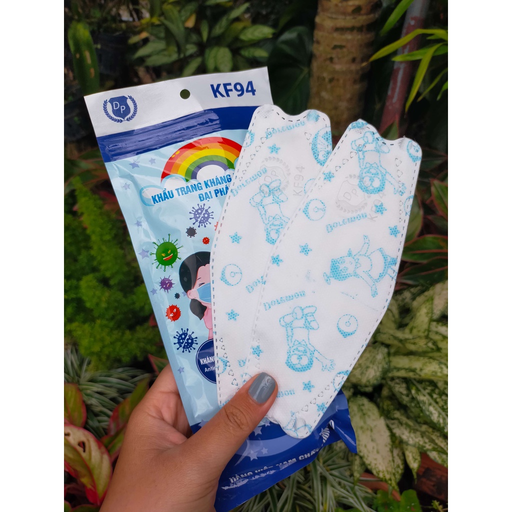 1 THÙNG 300 CÁI Khẩu trang trẻ em KIDS 4D KF94 TC Hàn Quốc AN TOÀN, KHÁNG KHUẨN