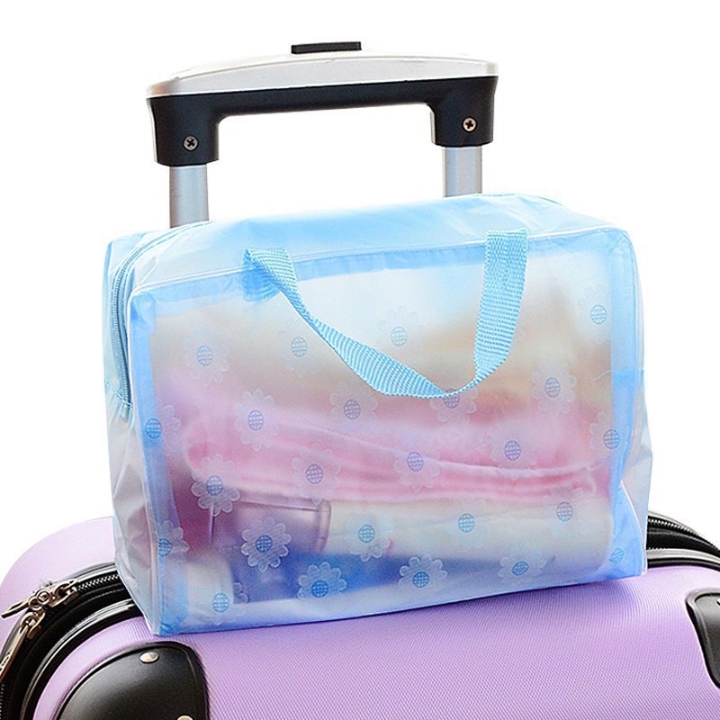 Túi đựng đồ đa năng PVC 20x16x9cm , chống nước, đựng mỹ phẩm hoặc đồ dùng cá nhân [Noon Fashion]