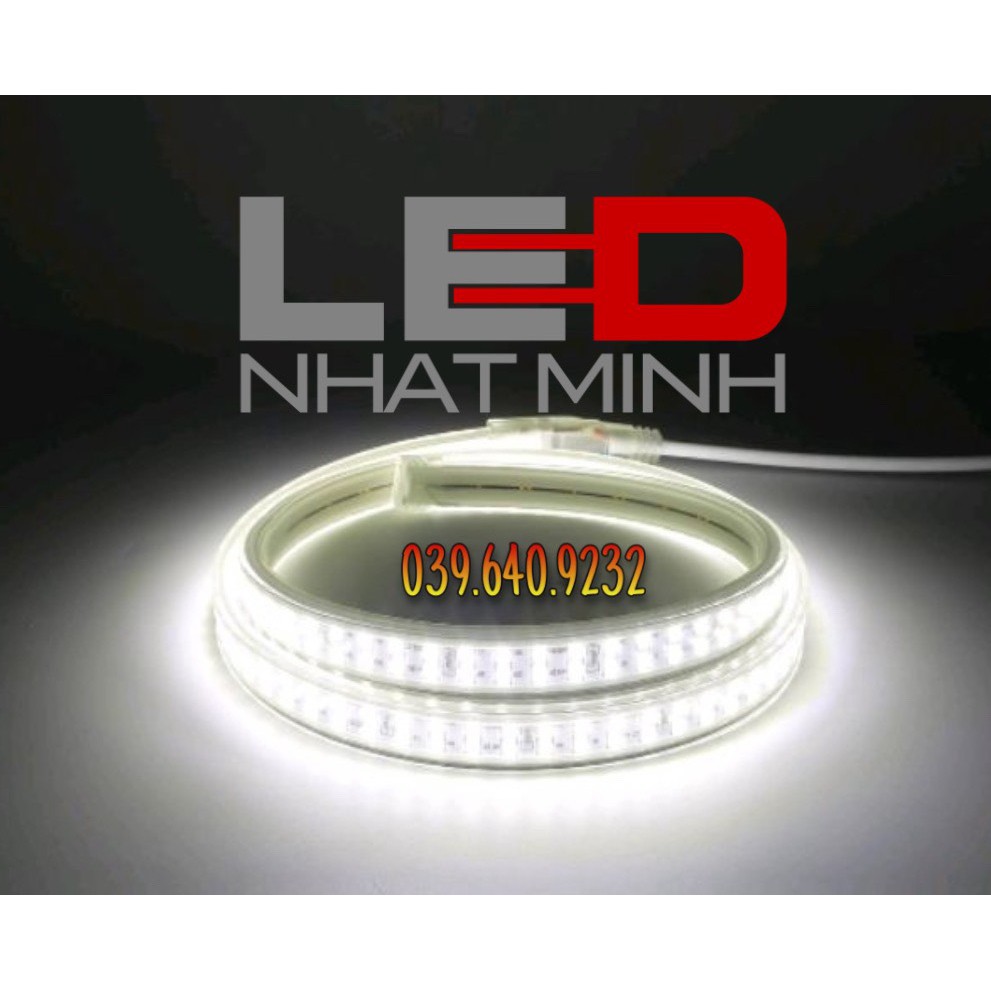 Cuộn led dây 2835 100m 2 hàng bóng