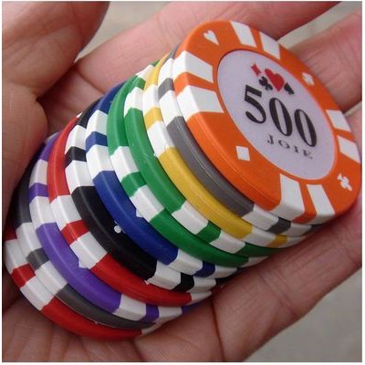 Chip poker có số ( phỉnh poker ) dòng hoa chất nhựa cao cấp PK 9