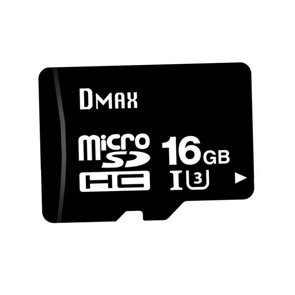 Thẻ nhớ micro SDHC Dmax 16GB UHS1 U3 tốc độ cao FullHD 4K