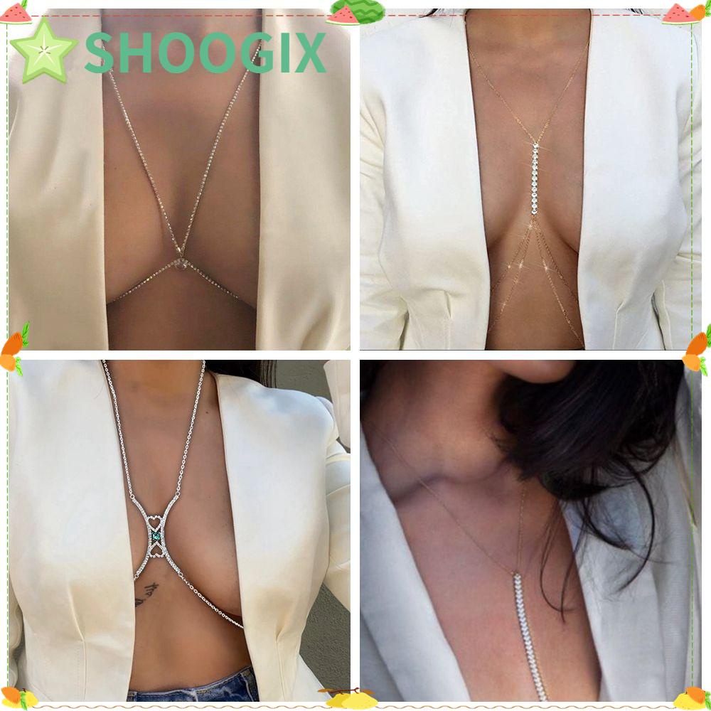 Dây Đeo Cơ Thể Trang Trí Màu Sắc Độc Đáo|Dây Chuyền Toàn Thân Sexy Cho Nữ|Dây Chuyền Sợi Xích Đeo Ngực Màu Sắc Thời Trang Quyến Rũ Cho Nữ