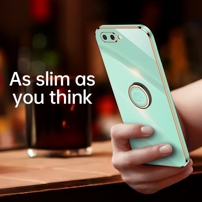 Ốp Lưng Silicone Mềm Trong Suốt Viền Màu Cho OPPO R11 R10 R11S Plus