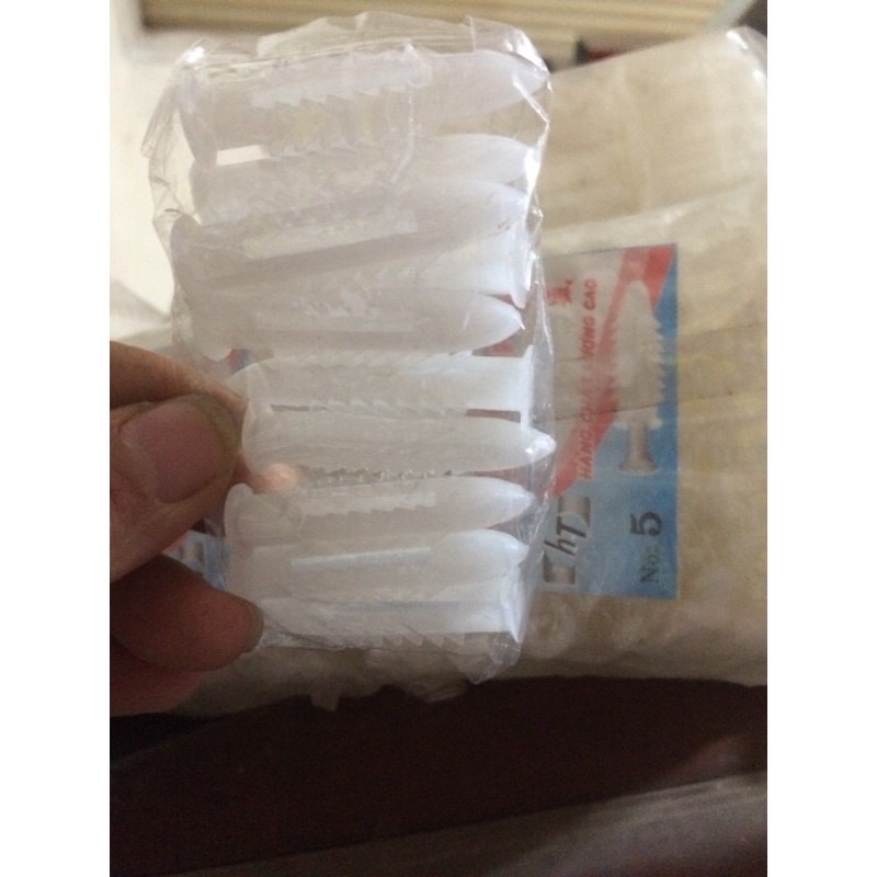 10 Nở nhựa 6 khía, tắc kê nhựa đủ size 3,4,5,6,7