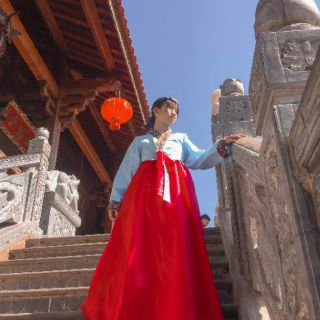 Bộ hanbok free size từ 40_60kg