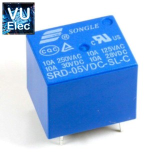 Relay 5v 10a 5 chân songle