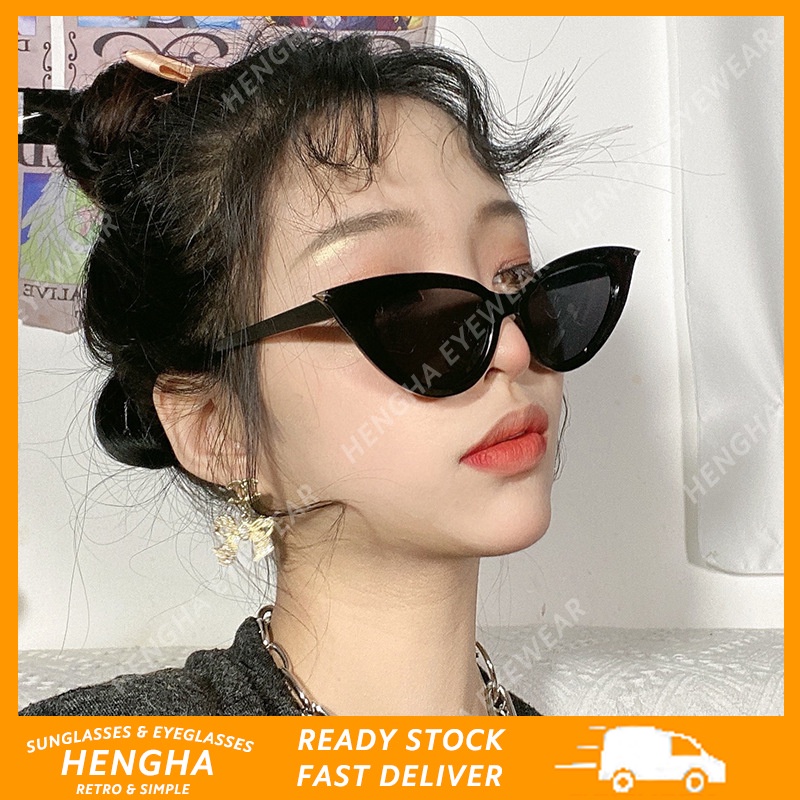 Kính Mát Mắt Mèo Chống Tia UV Màu Kẹo Thời Trang Dành Cho Nữ