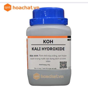 Hóa chất Kali hiđroxit KOH Tổng Kho Hoá Chất Việt Nam 500g, 1kg