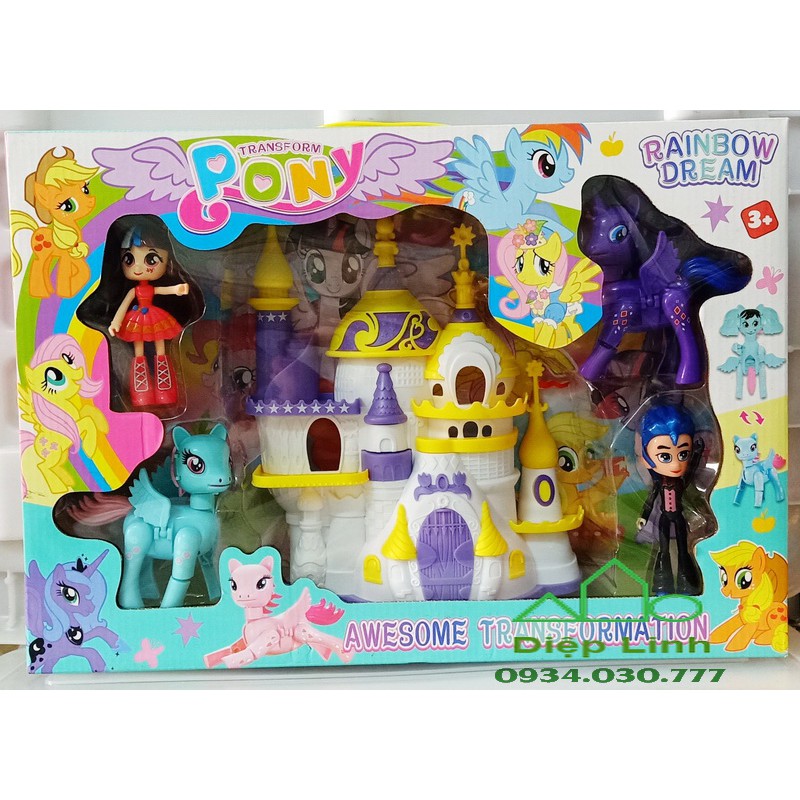 Bộ Đồ Chơi Ngựa Pony Little Horse Bé Nhỏ – Tình Bạn Diệu Kỳ (MY LITTLE PONY)