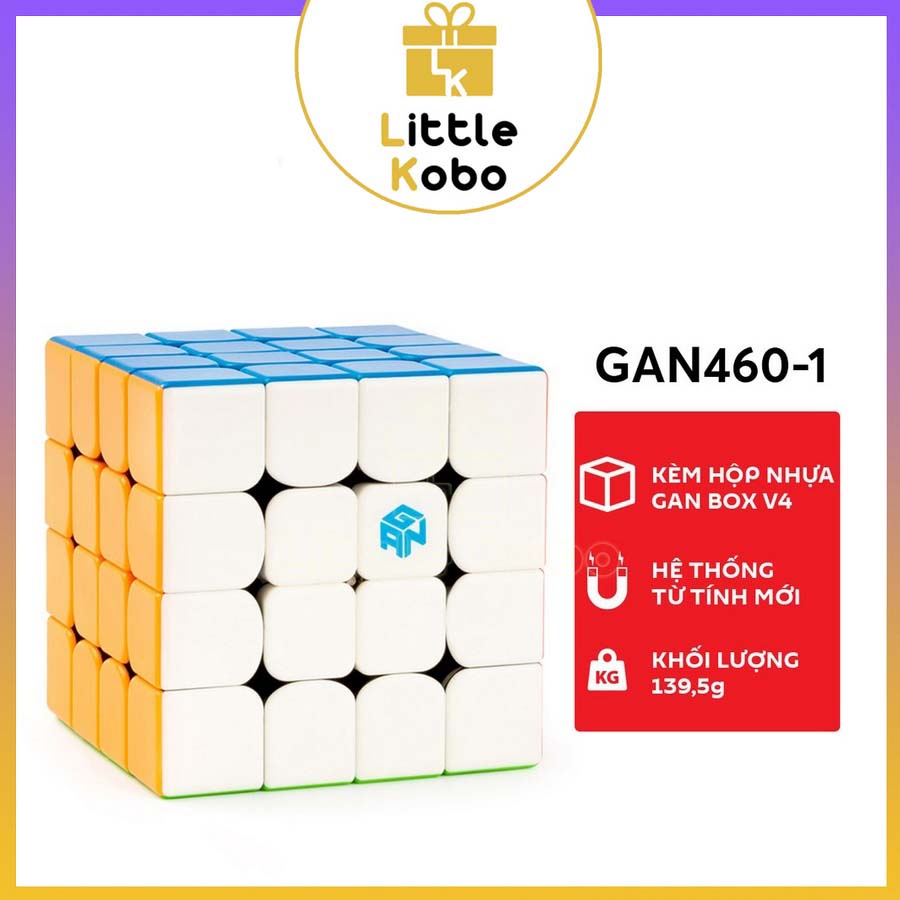 Rubik Gan 460 M Rubik 4x4 Nam Châm Dòng Cao Cấp Flagship Rubic 4 Tầng Đồ Chơi Thông Minh