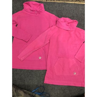 áo hoodie cho bé gái cổ cao xuất dư