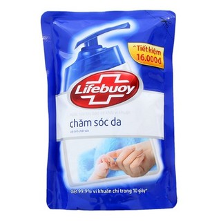 Nước rửa tay Lifebuoy chăm sóc da túi tiết kiệm 450g
