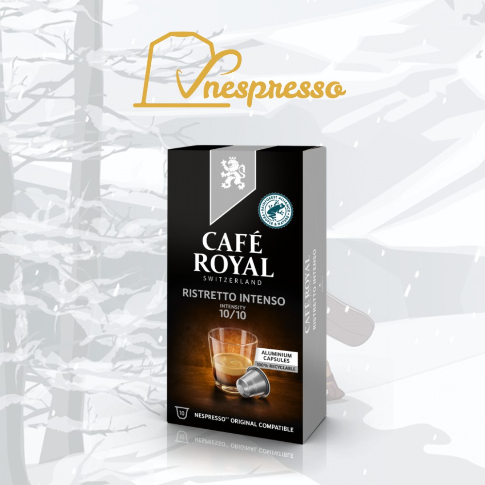 Viên nén cà phê Nespresso compatible Royal Cafe hộp 10 viên