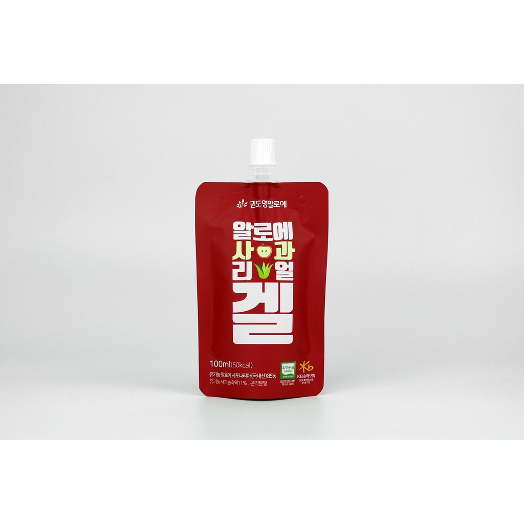 (1Gói x 100ml) Nước nha đam Hàn Quốc Saponaria hữu cơ vị táo - Nước uống đẹp da - nước uống thải độc - ORGANIC KDY ALOE | BigBuy360 - bigbuy360.vn