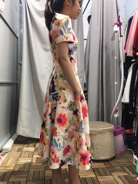 Đầm xoè có túi vnxk