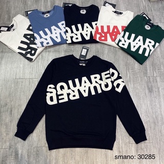  áo sweater dquared in chéo áo thun hoăc nỉ bông dài tay cổ tròn dsquared2 