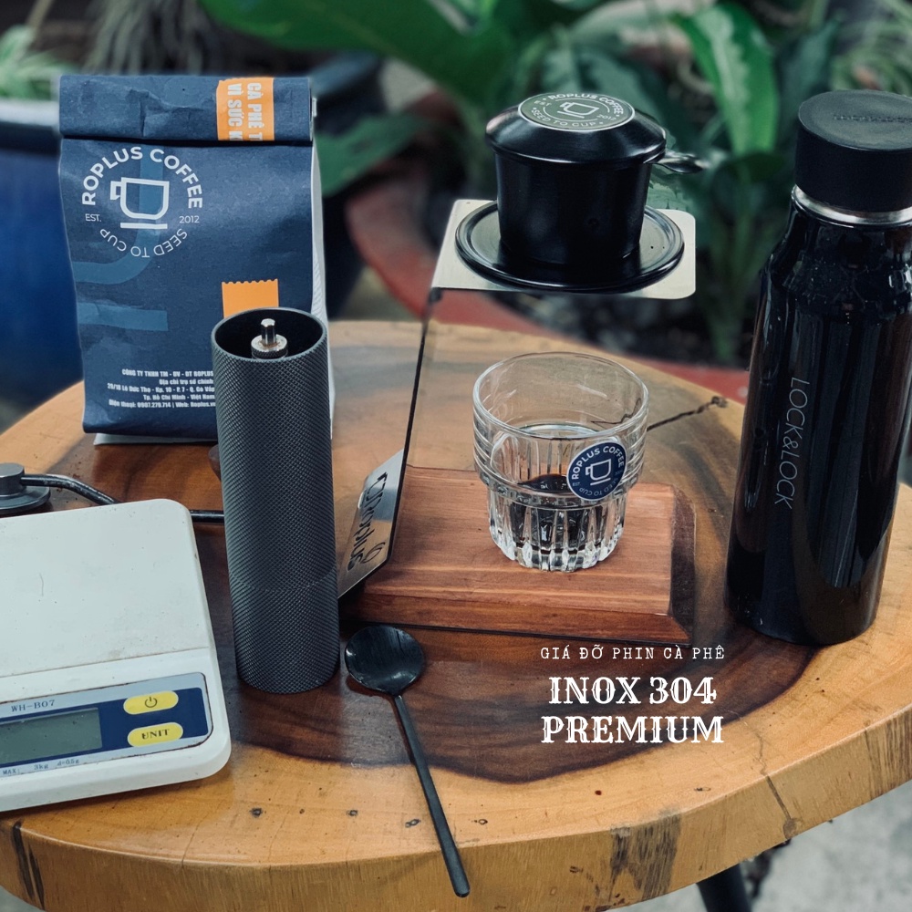 Giá đỡ phin cà phê, v60 cao cấp, phiên bản mới 2023 Roplus Coffee khi pha cafe, drip, pour