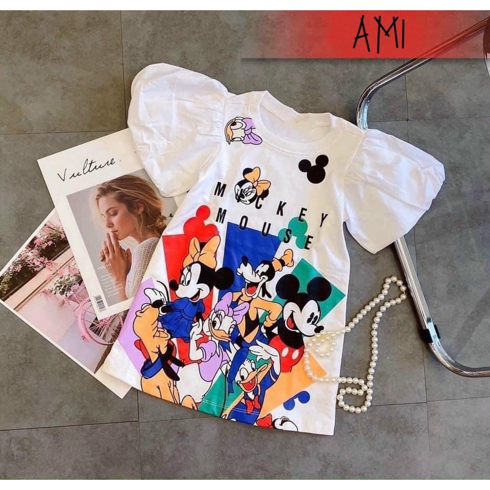 Đầm bé gái AM881 - Váy bé gái xinh xắn TTR319 TTN219