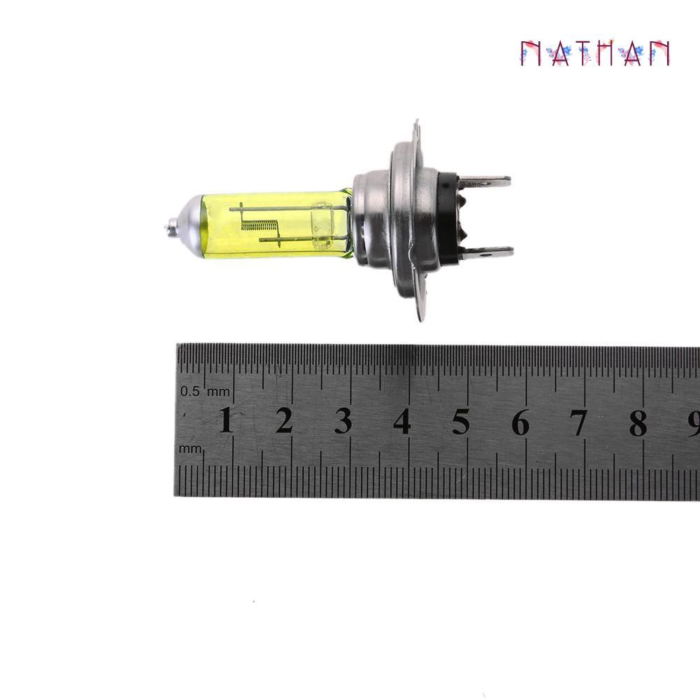 1 Bóng Đèn Halogen H7 12v 55w 4,000k-4,500k Ánh Sáng Vàng Cho Xe Hơi