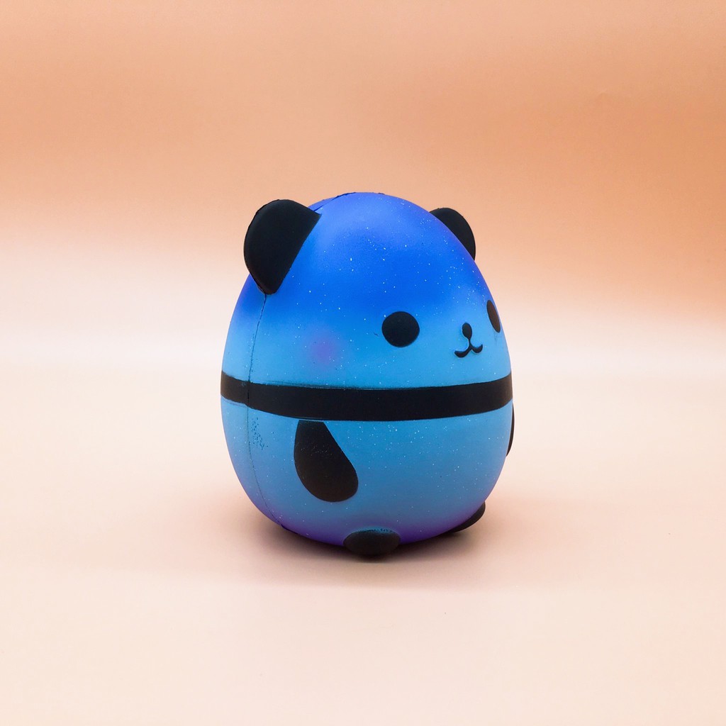 Squishy Panda trứng màu galaxy  có bao bì có mùi thơm và rất chậm tăng