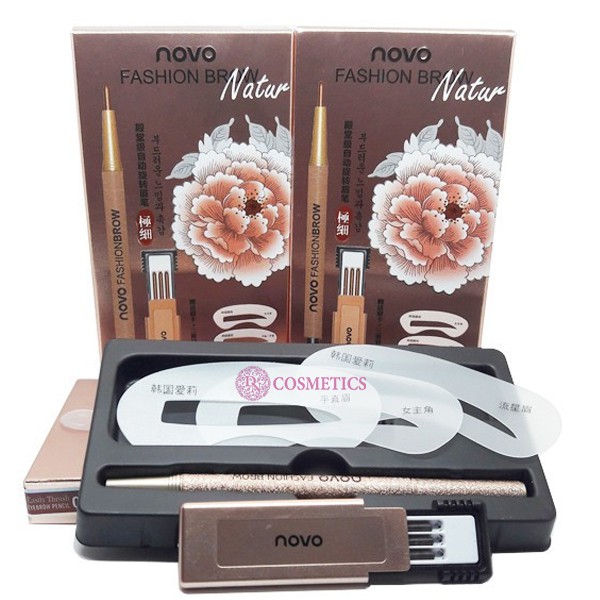 Set Chì  Kẻ Mày Novo Fashion Brow siêu hót màu số 2