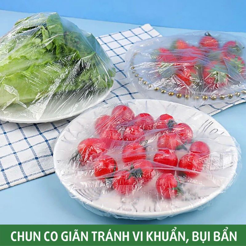 Màng bọc thực phẩm có chun co giãn siêu dai - Túi gấu bọc thực phẩm