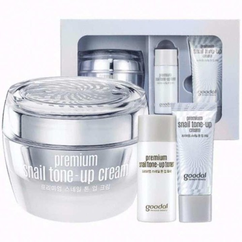 Set Kem Ốc Sên Dưỡng Trắng Da Premium Snail Tone Up Cream - Chính Hãng